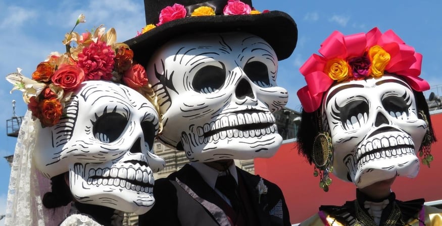 Dia de Los Muertos blog header