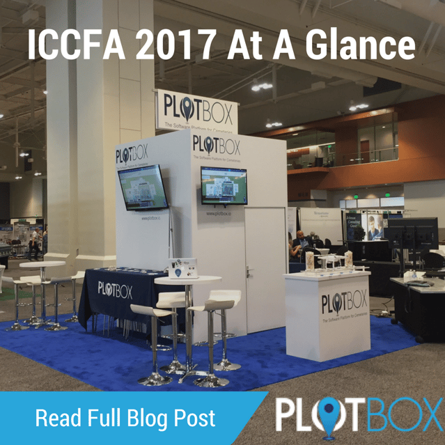 Image of PlotBox's stand at ICCFA 2017