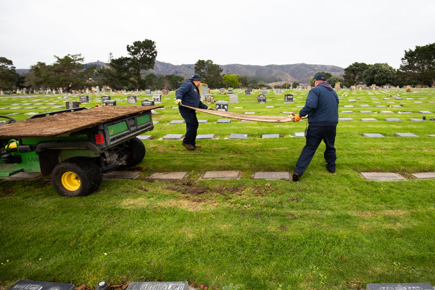 Cemetery work order