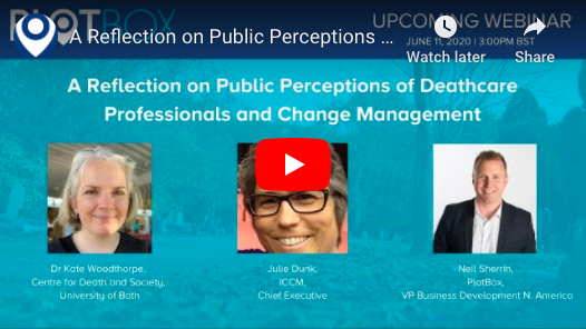 11th June 2020: A Reflection on Public Perceptions of Deathcare Professionals and Change Management