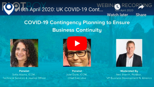 16th April 2020: COVID-19 Contingency Planning [UK]