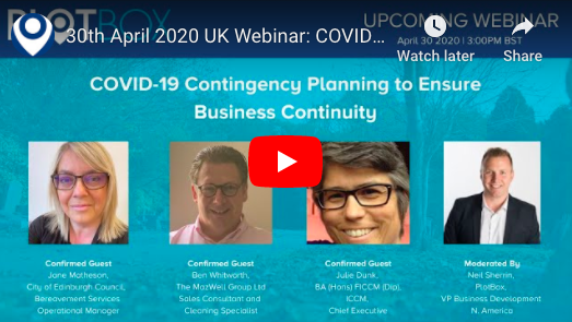 30th April 2020: COVID-19 Contingency Planning [UK]