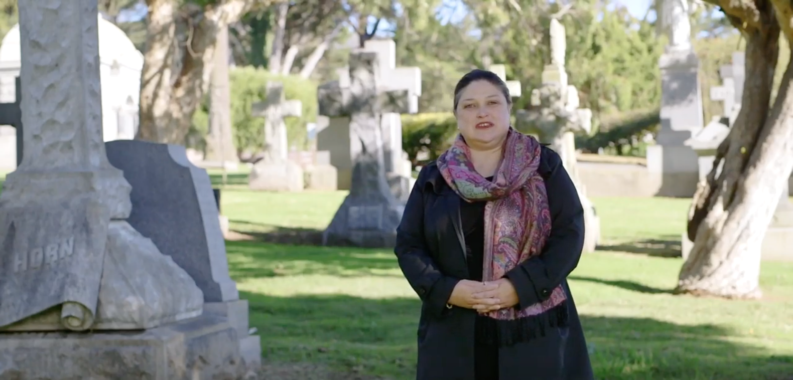 Photo of Monica Williams, Direct of Cemeteries for the Archdiocese of San Francisco