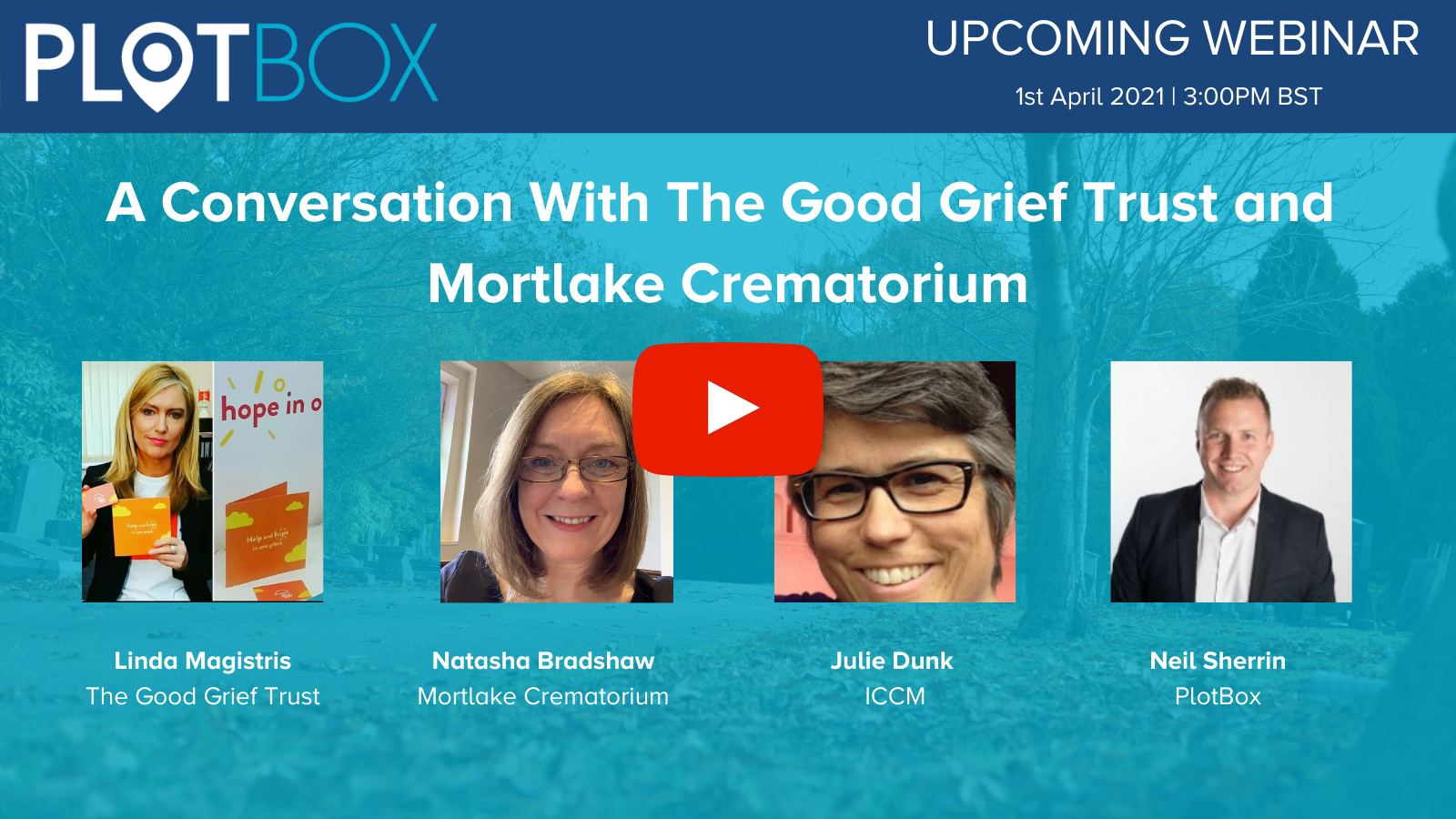 1st April 2021: A Conversation With The Good Grief Trust and Mortlake Crematorium
